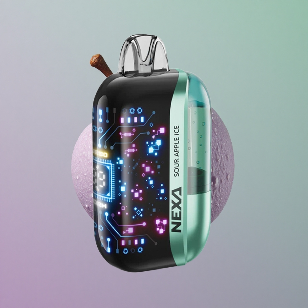 NEXA Ultra 50000 תפוח חמוץ קרח עם 5% ניקוטין וסוללה 800mah