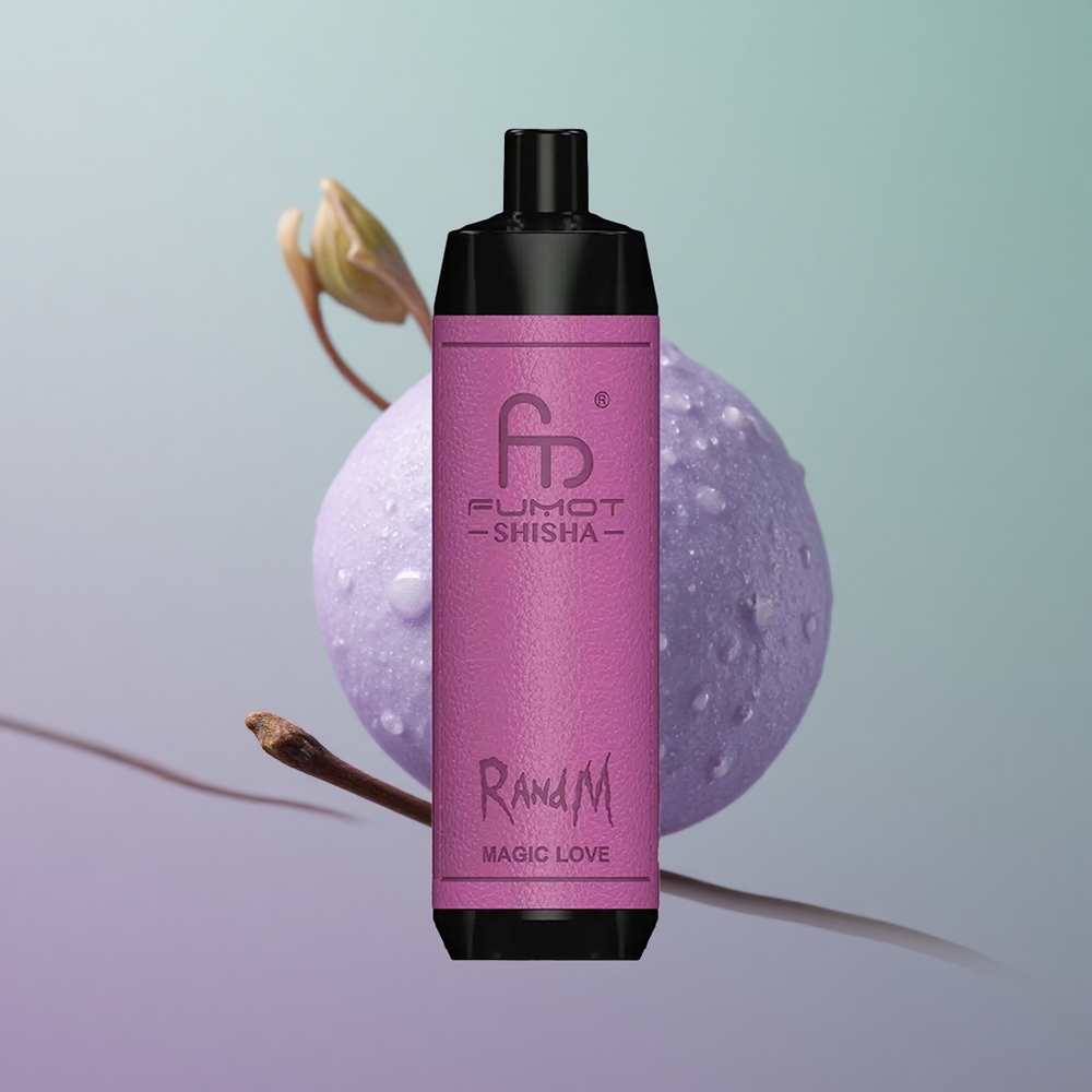 RandM Fumot Shisha 10000 קסם אהבה עם סוללה 850 ומצעית 0.6