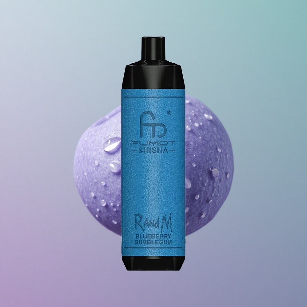 RandM Fumot Shisha 10000 בועת אוכמניות עם סוללה ומסך
