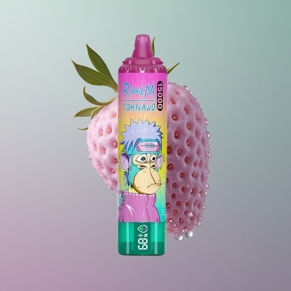 RandM Fumot Tornado 15000 תות קפוא עם סוללה 850mAh וסליל 0.9 אוהם