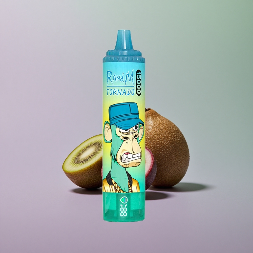 RandM Fumot Tornado 15000 קיווי פסיפלורה גויאבה עם סוללה 850mAh וסליל 0.9 אוהם