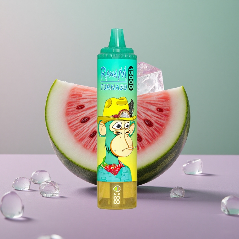 RandM Fumot Tornado 15000 אבטיח קרח עם סוללה 850mAh וסליל 0.9 אוהם