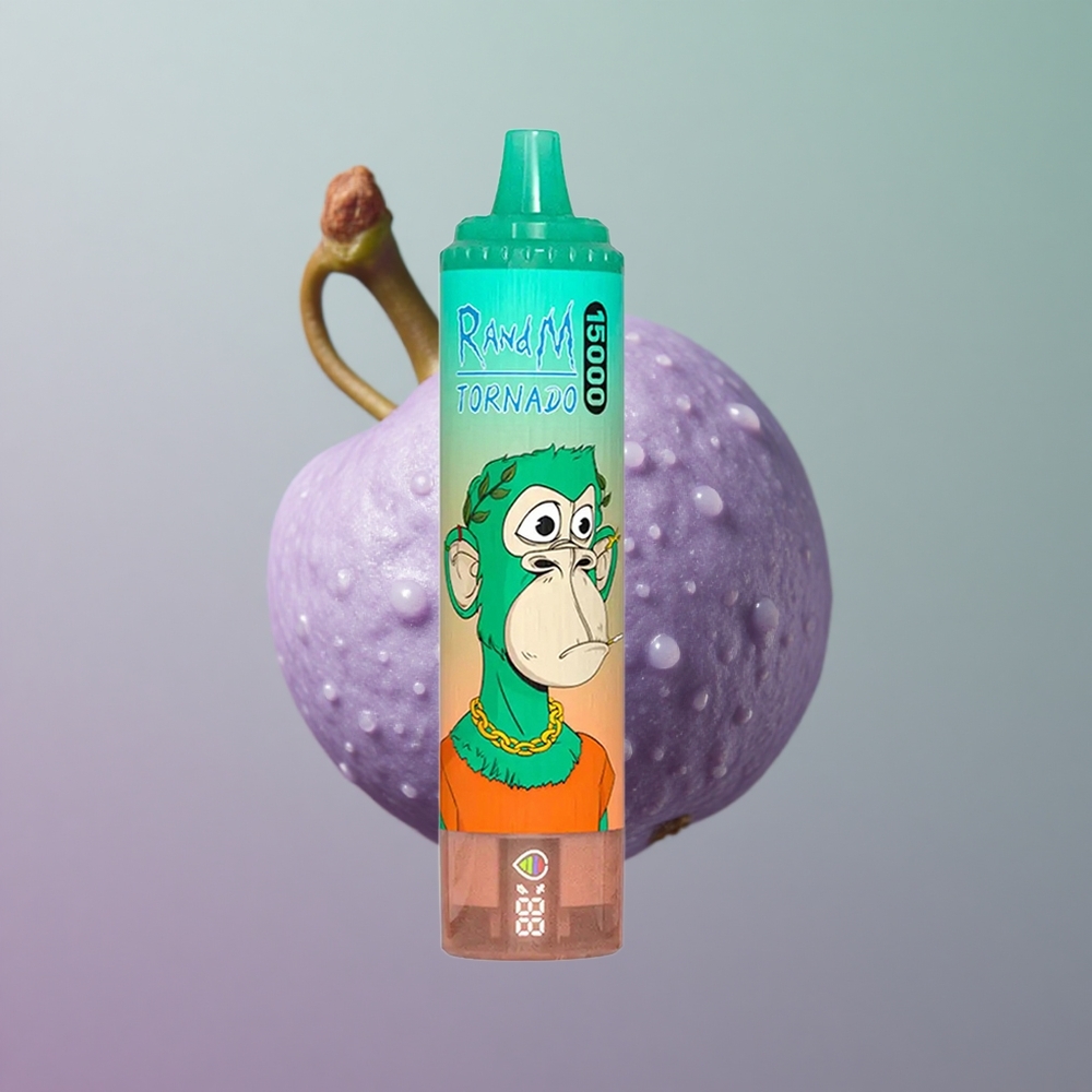 RandM Fumot Tornado 15000 פירות משולשים עם סוללת 850mAh וסליל 0.9 אוהם