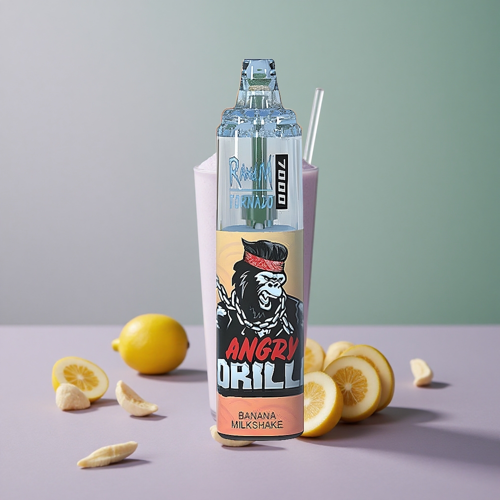 RandM Fumot Tornado 7000 מילקשייק בננה עם סליל משי וסוללת 850