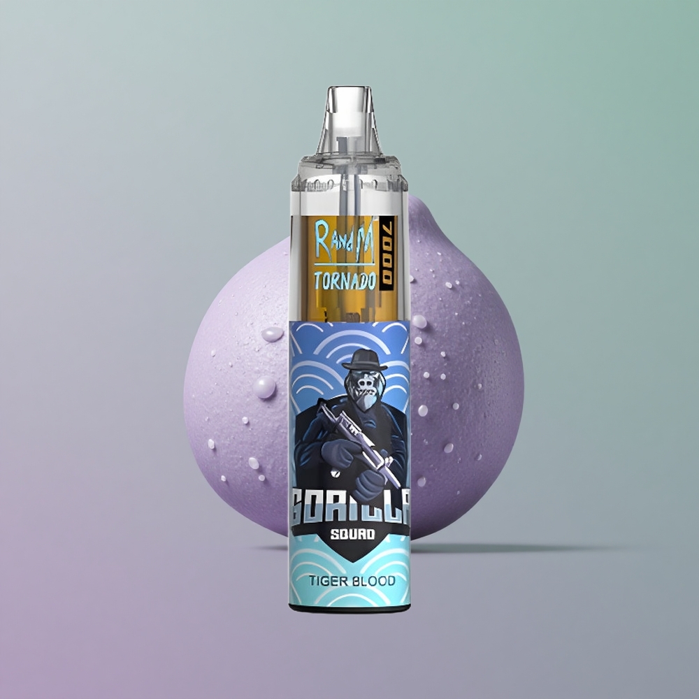 RandM Fumot Tornado 7000 דם הנמר: סוללה 850, סליל מש