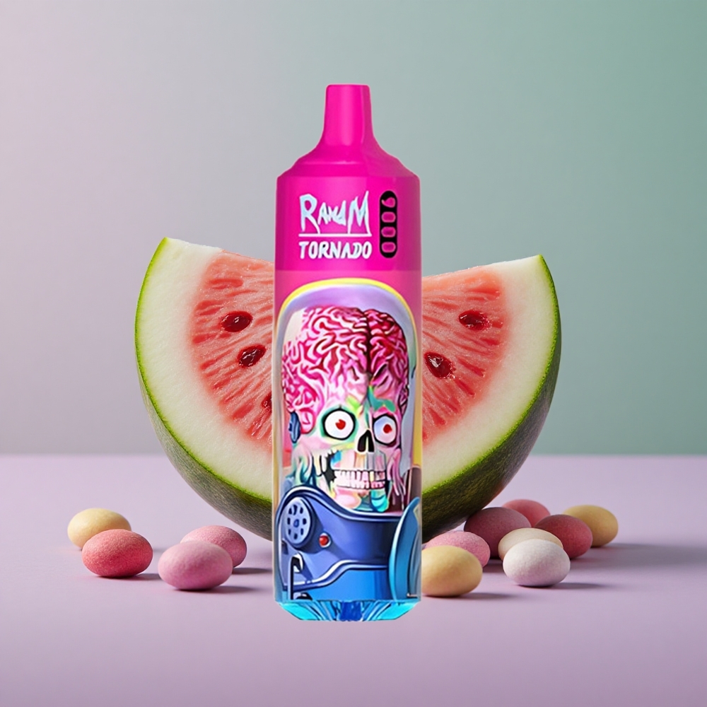 RandM Fumot Tornado 9000 אבטיח סקיטלס עם סוללה נטענת וסליל משובץ