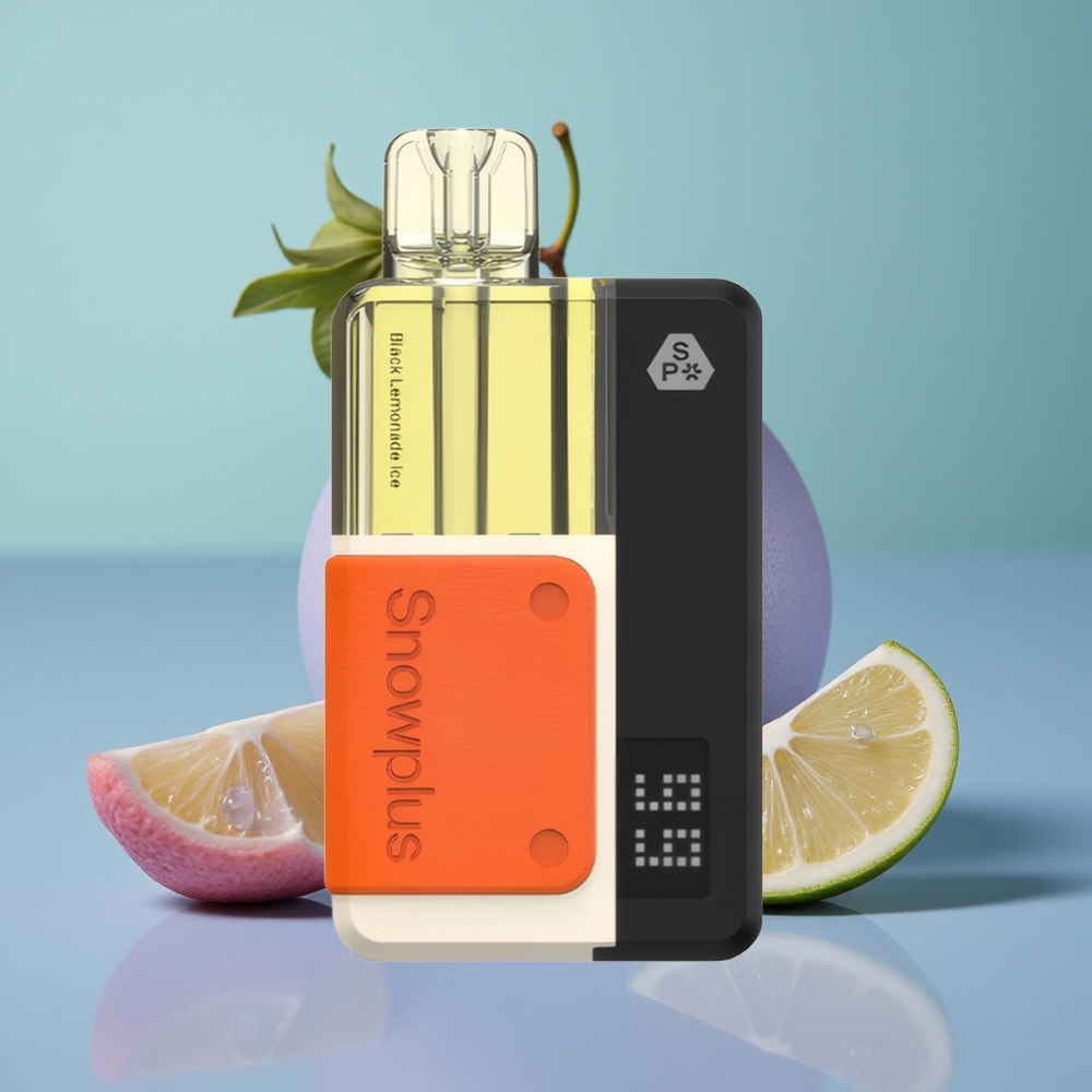Snowplus Swift 15000 Puffs Pod Kit לימון כחול רז עם סוללה רב-פעמית ומלאי נוזל 12 מ"ל