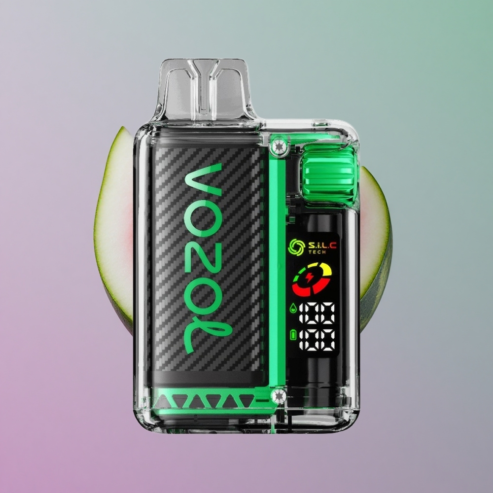 VOZOL Vista 20000 מסטיק אבטיח עם סוללה נטענת 650mAh וגליל כפול S.i.L.C
